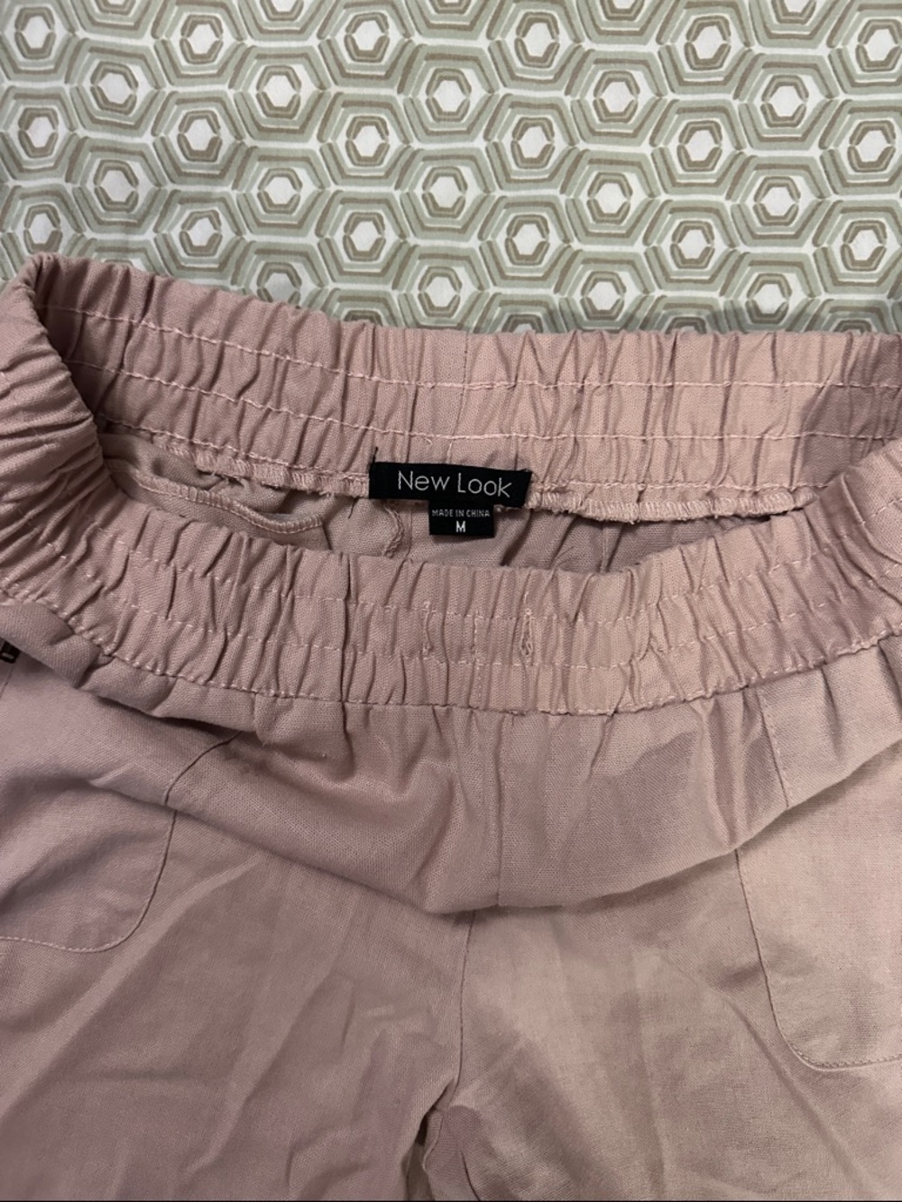 New Look Blush Elastic Waist Trousers